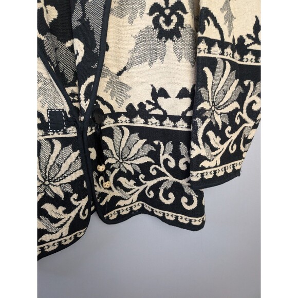 VTG Fashion Bug Womens 22/24W Southwest Aztec Cotton Tribal Coat Blanket Jacket - Picture 5 of 16